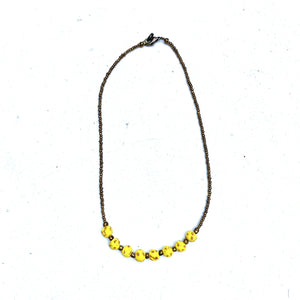 Antique Ceramic Necklace