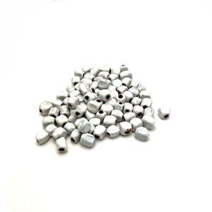 Bulk Beads- Starfruit White