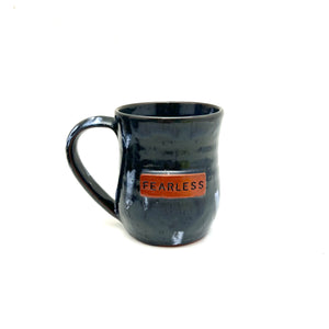 Fearless Mug- Blu/Grey Drip