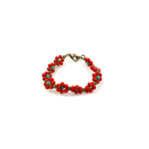 Ceramic Daisy Chain Bracelet