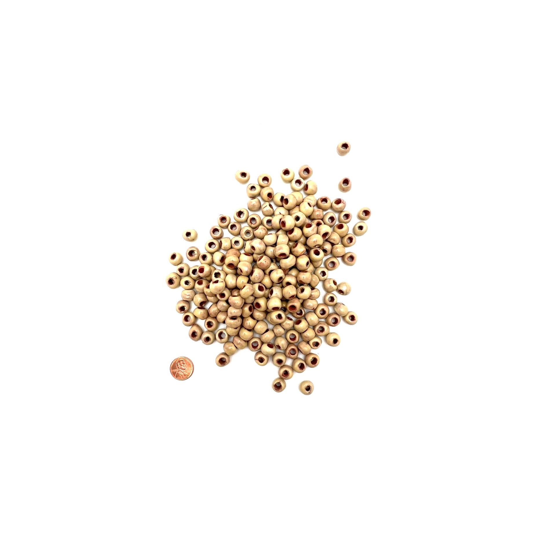 Bulk Beads - Beige Biscuit