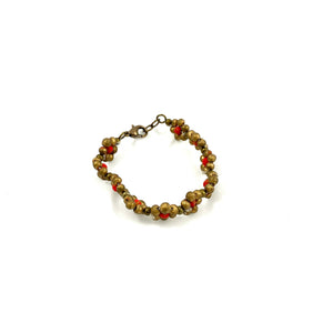 Ceramic Daisy Chain Bracelet