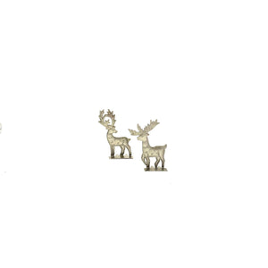 Mini Pair of Standing Reindeer
