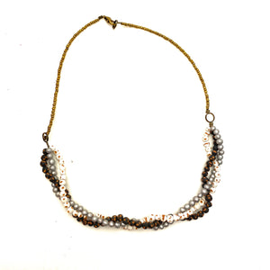 Teah Necklace- Multitone