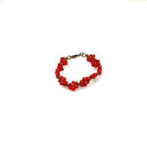 Ceramic Daisy Chain Bracelet