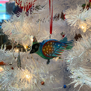 Blue Bird 3-D Ornament