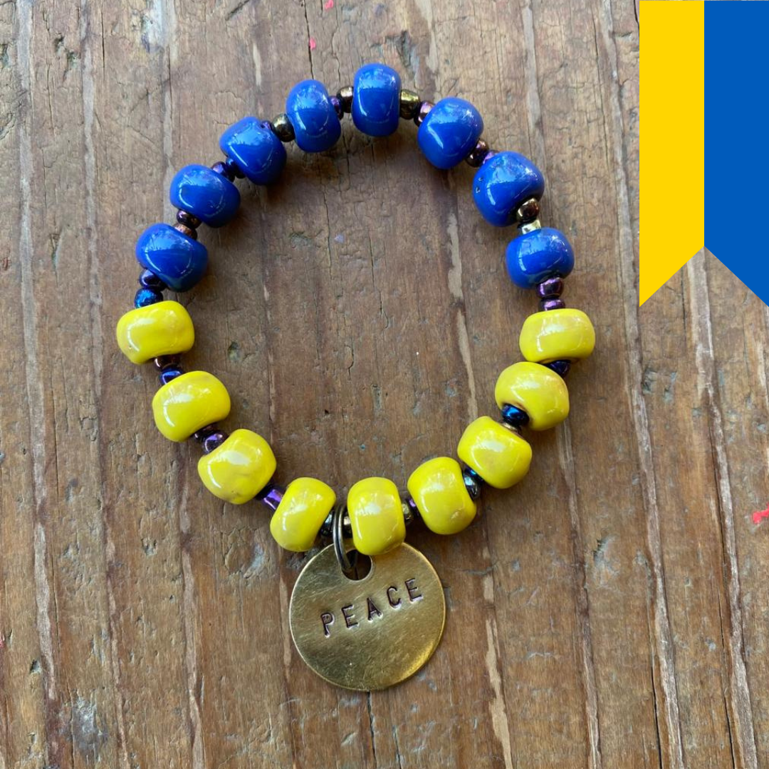 Peace Bracelet for Ukraine