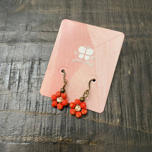 Ceramic Daisy Earring