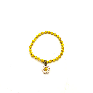 Ceramic Daisy Bracelet