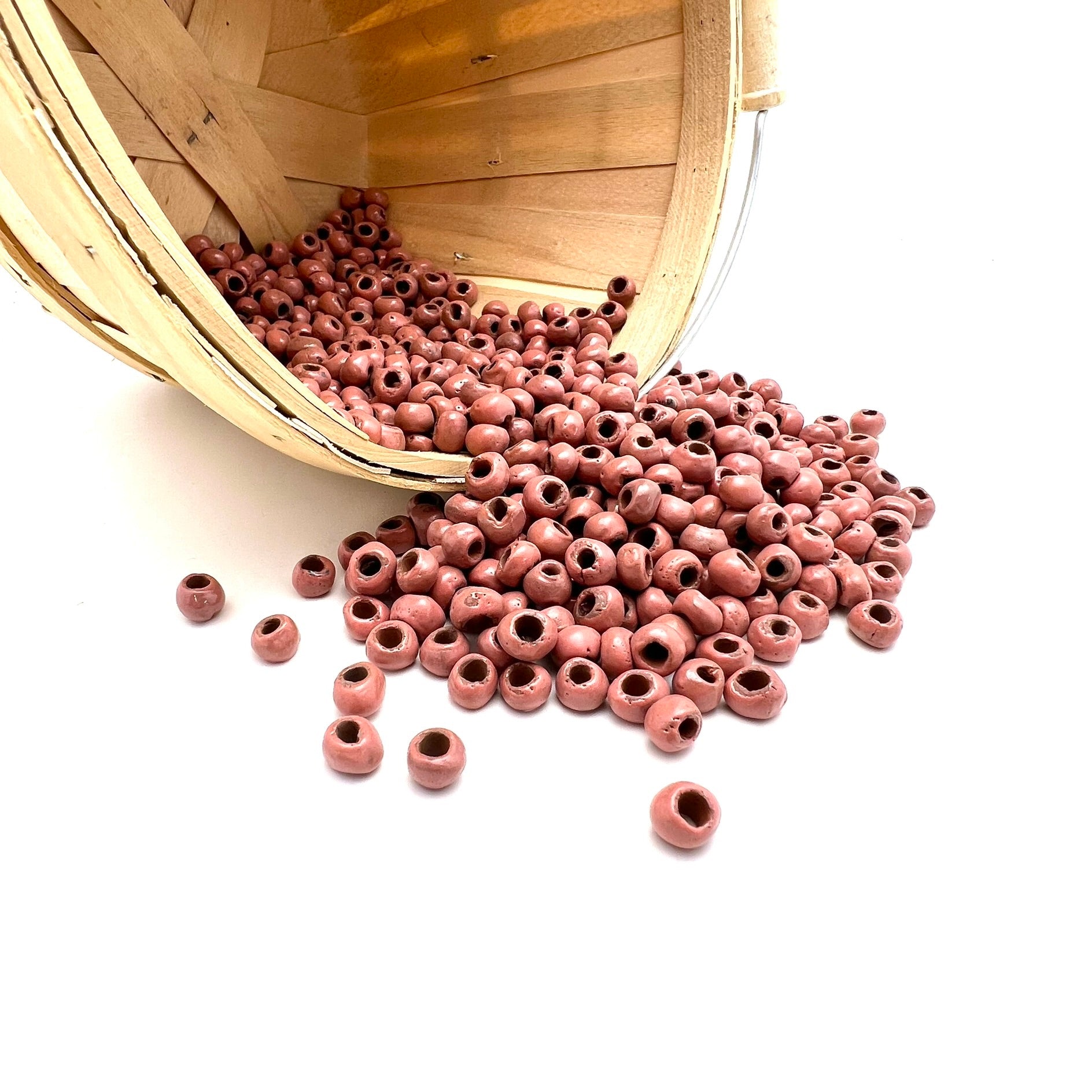 Bulk Beads - Textured Rose