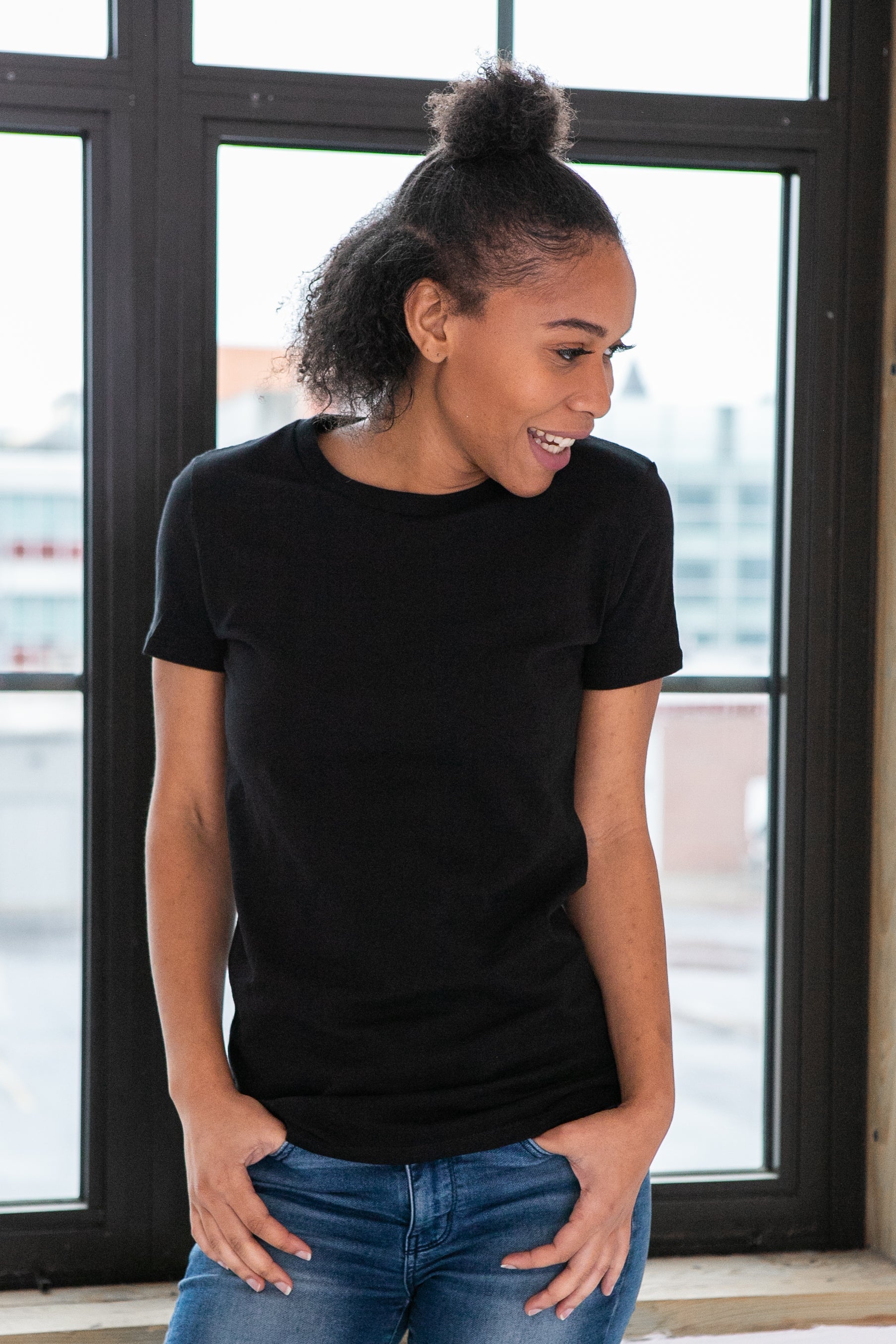 Ladies Premium Cotton Short Sleeve Tee (Core Colors)