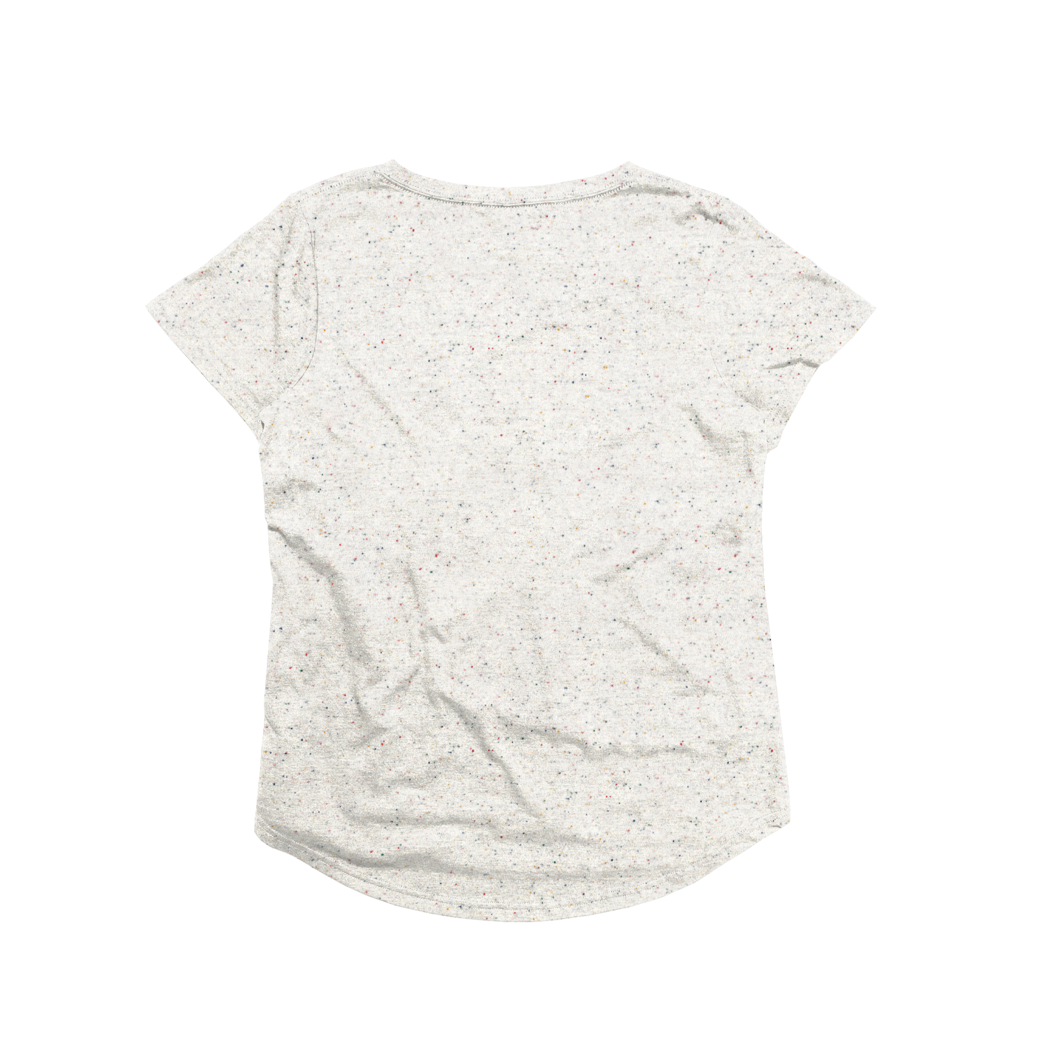 Ladies Eco-Triblend Drop Hem V-Neck Pocket Tee