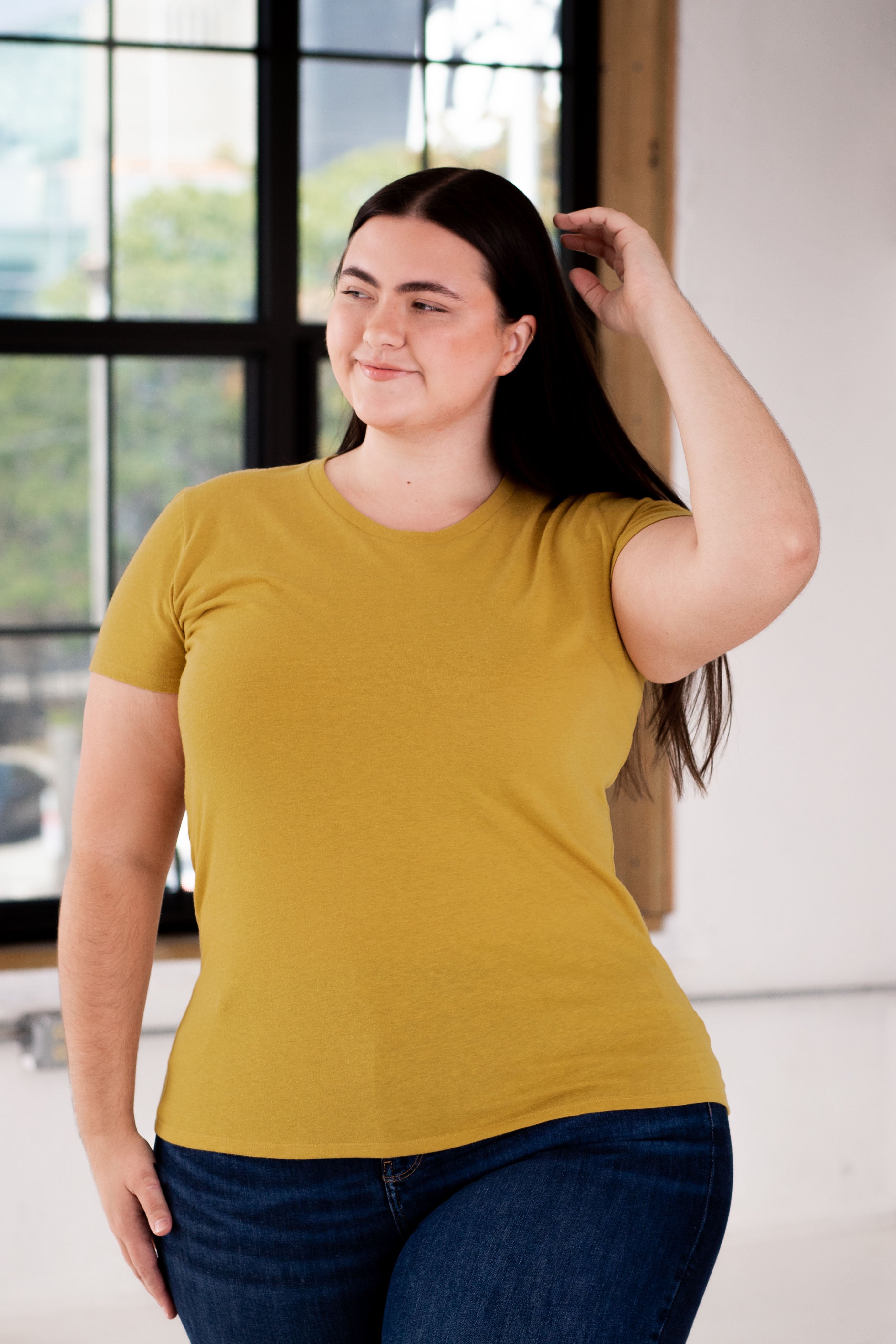 Ladies Eco-Triblend Short Sleeve Tee (Fashion Colors)