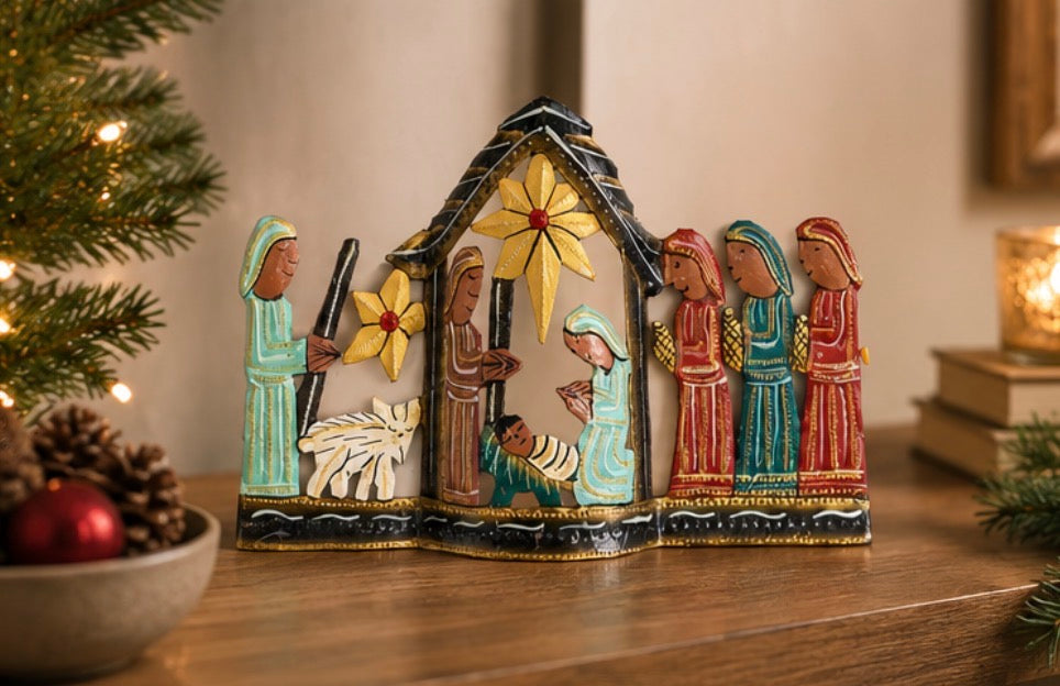 Nativity (Green and Red)