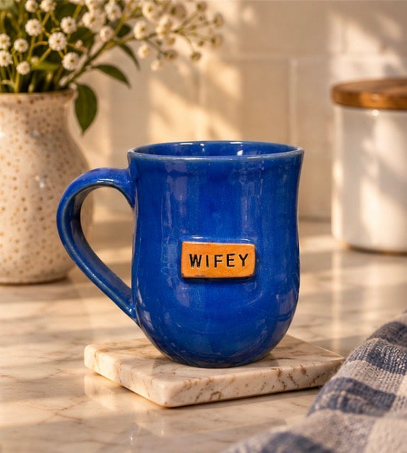 Wifey Mug- Blue