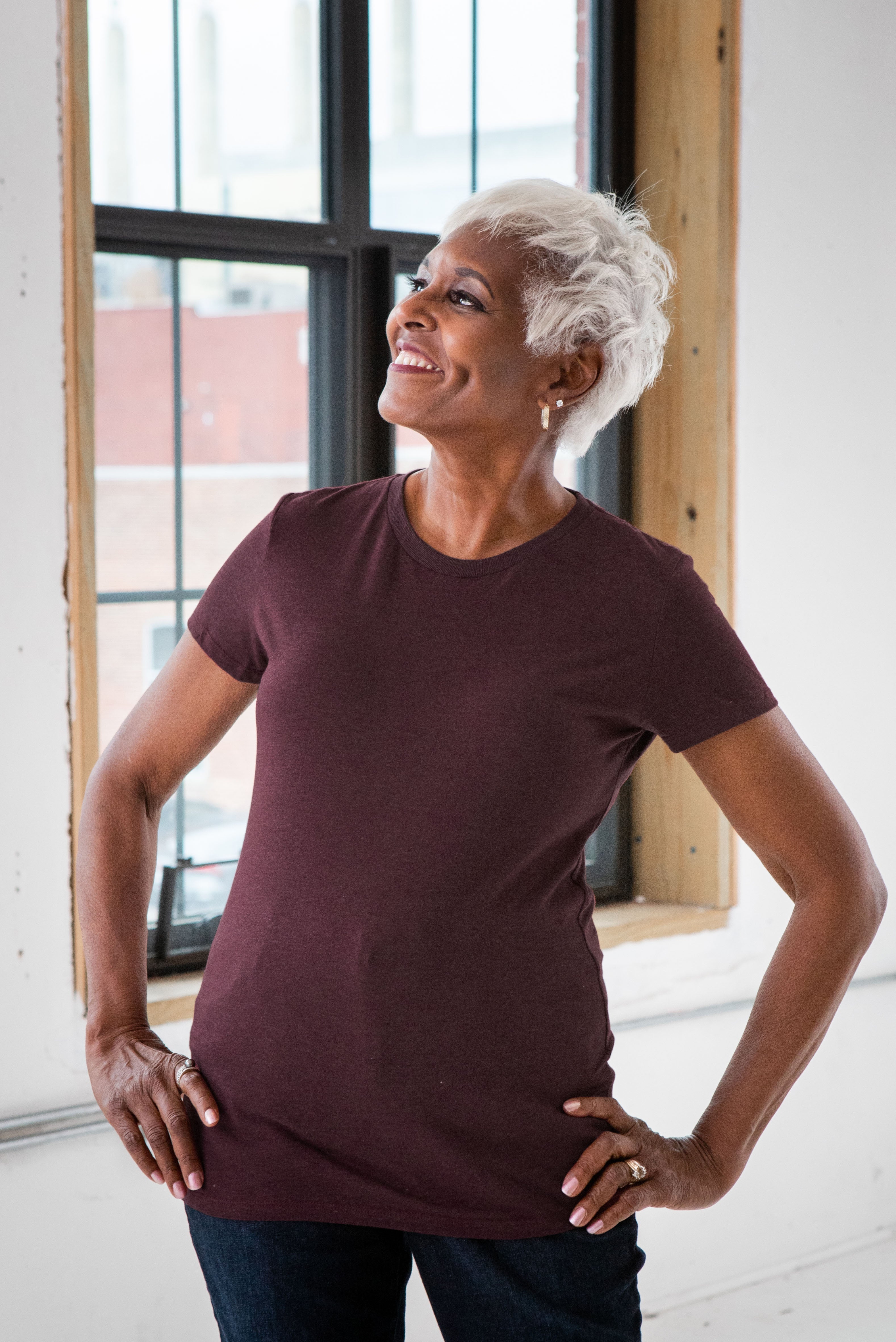 Ladies Eco-Triblend Short Sleeve Tee (Fashion Colors)