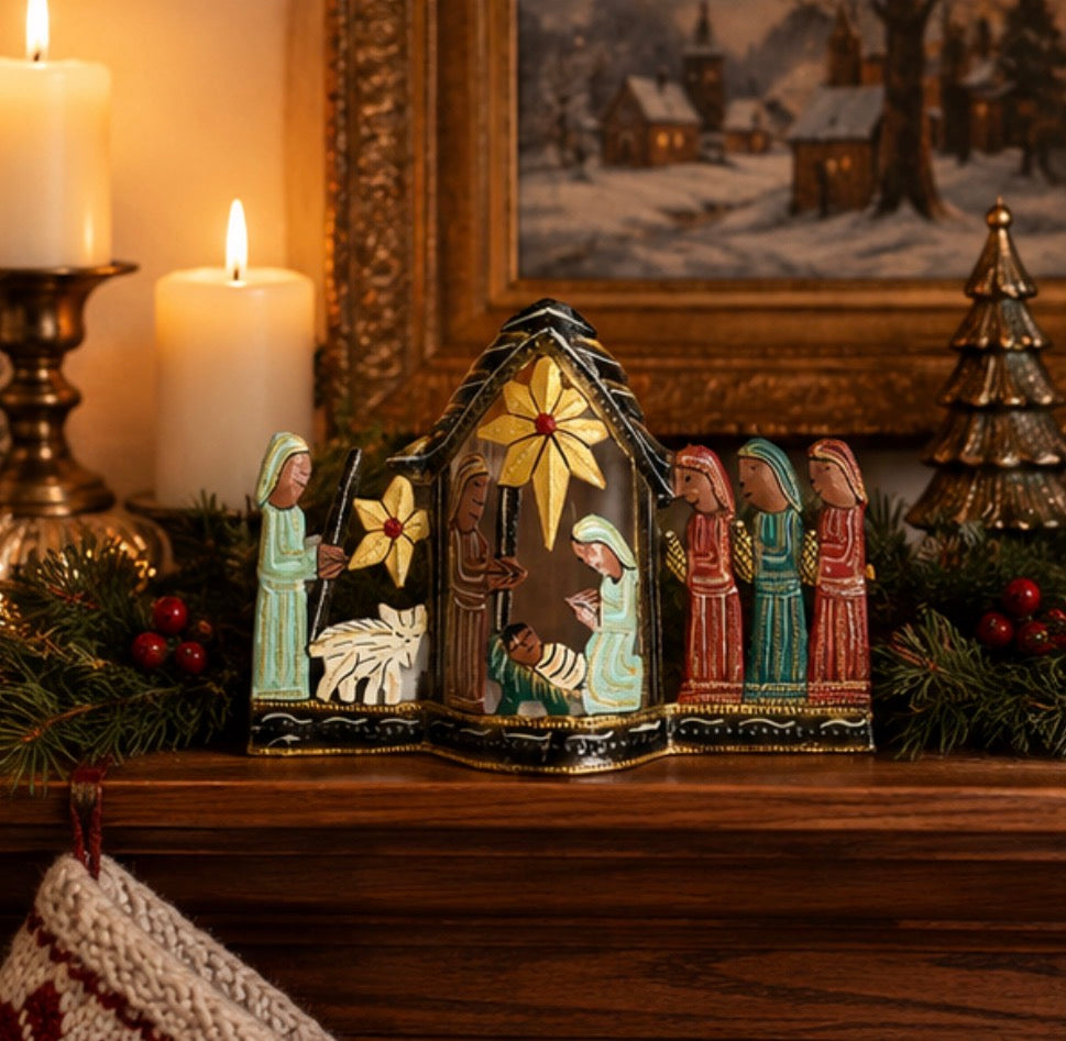 Nativity (Green and Red)