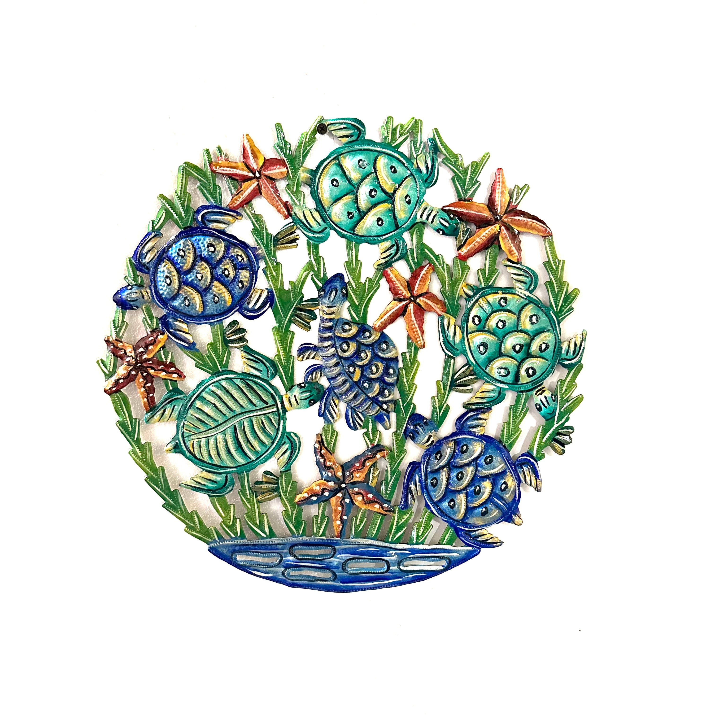 Medium Blue Green Turtle