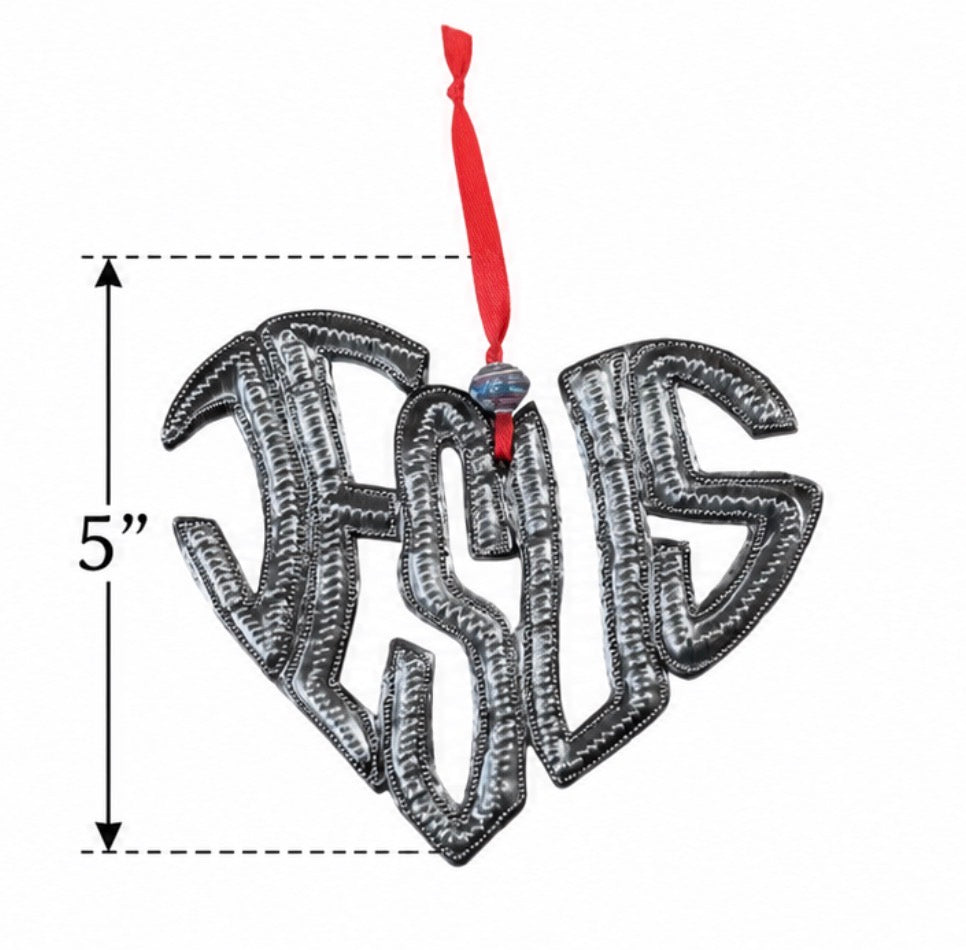 Jesus Ornament Heart