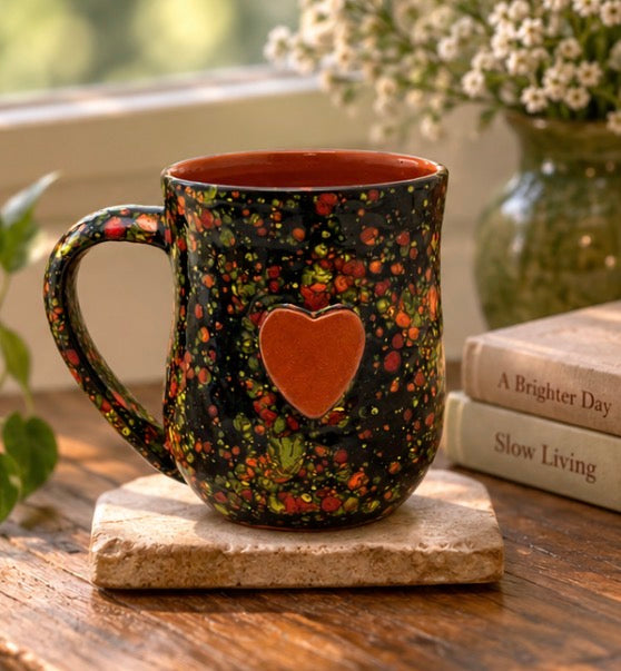 Grande Calliope Mug- Black Explosion