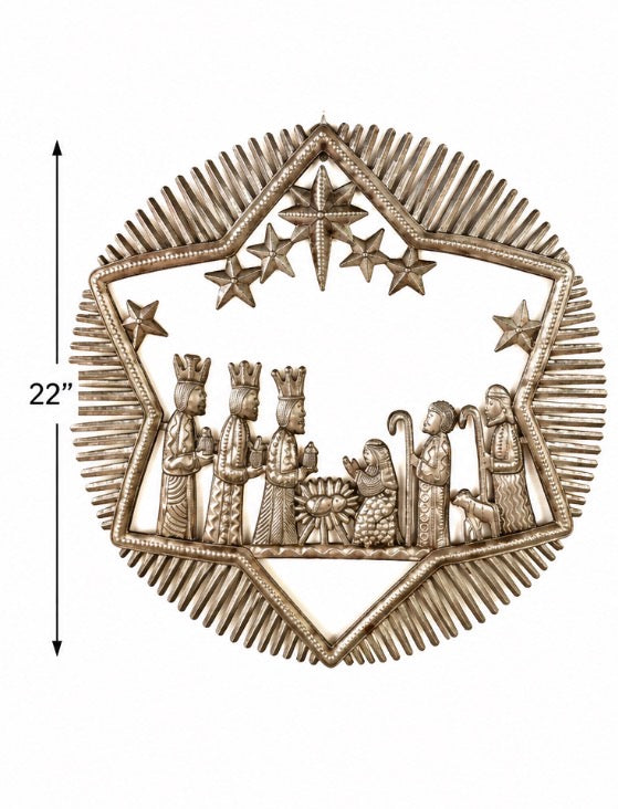 Shining Star Hanging Nativity