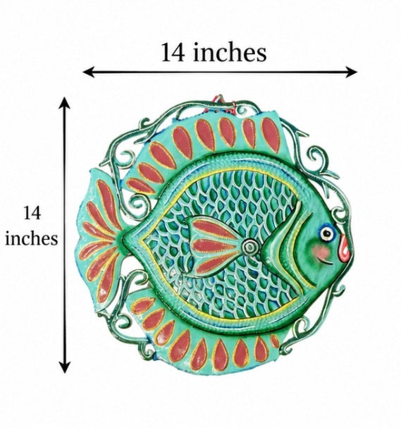 Turquoise Fish with Scales