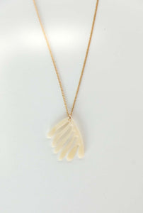 Coral Necklace in Bone