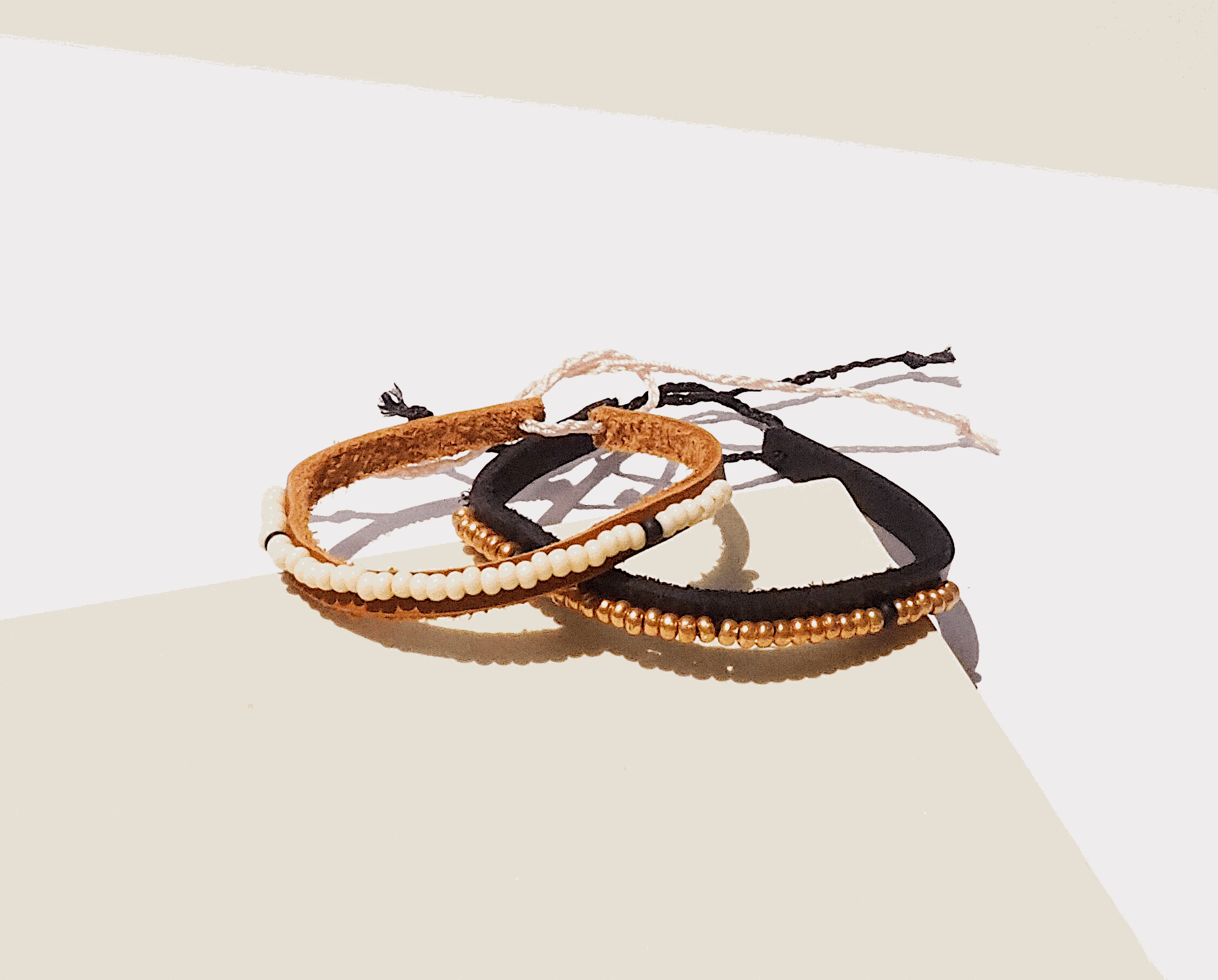 Ti Grenn Leather Bracelet