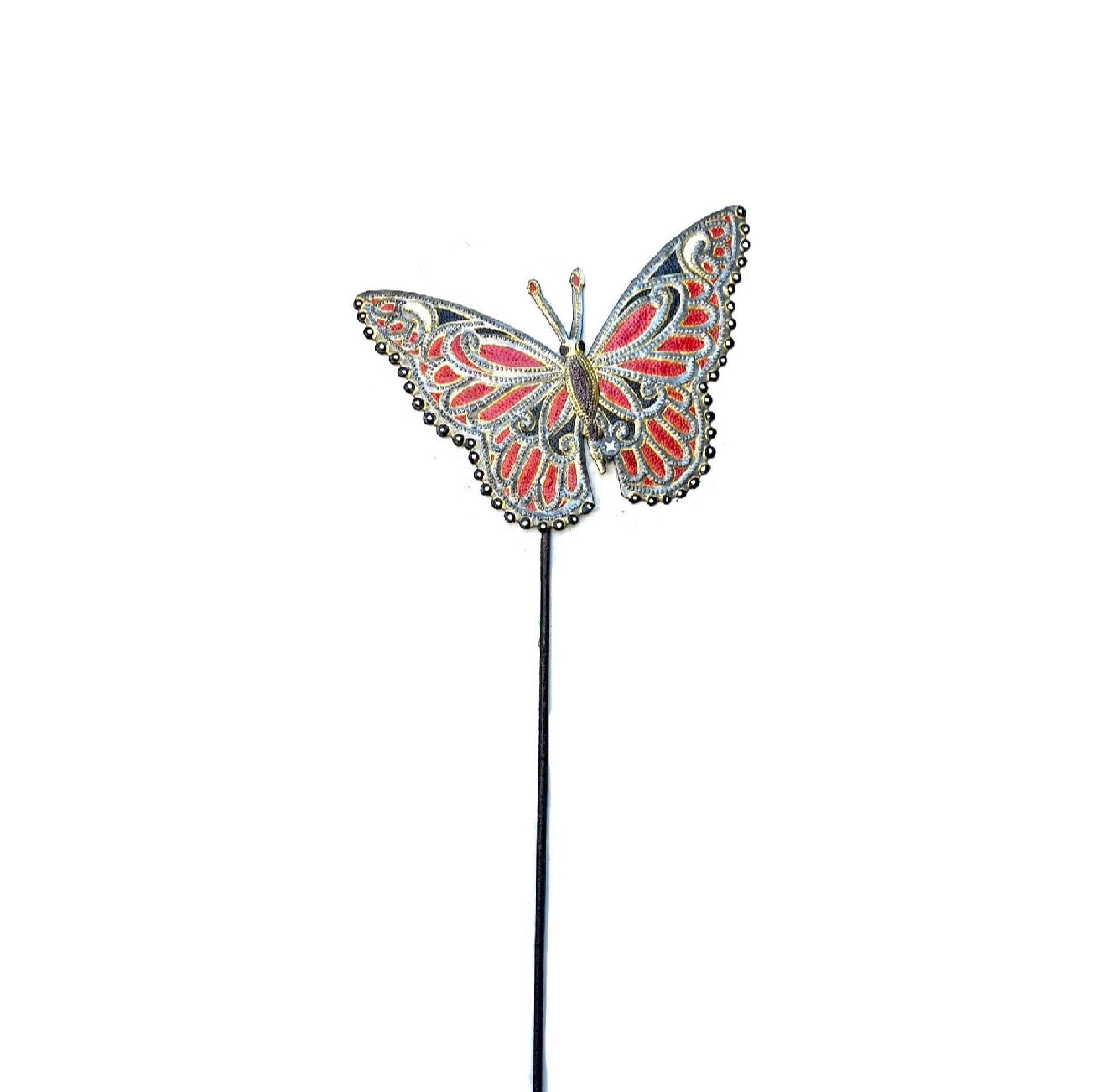 Orilien Red Butterfly Garden Stake