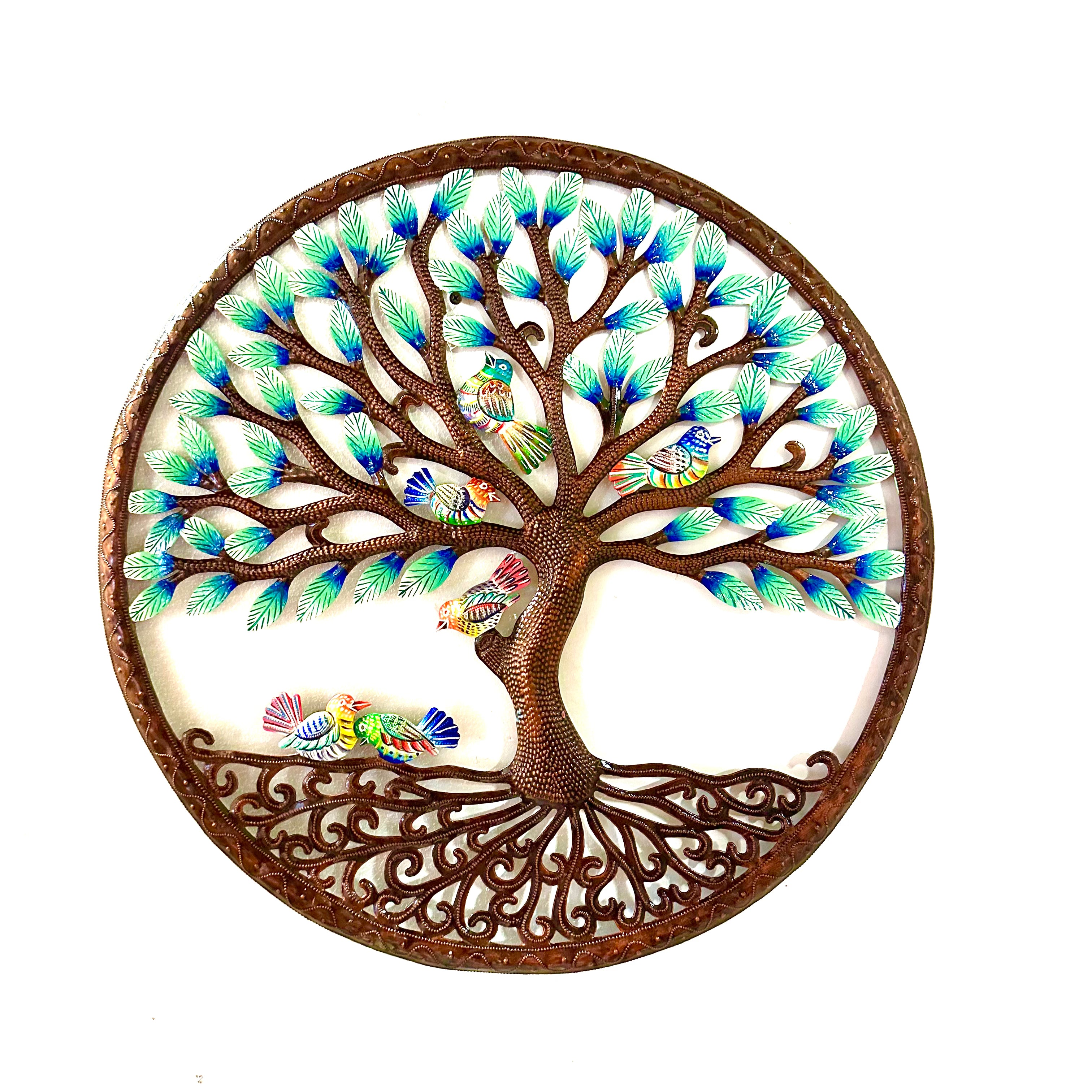 Nesmy Bronze Tree: 6 Little Birds