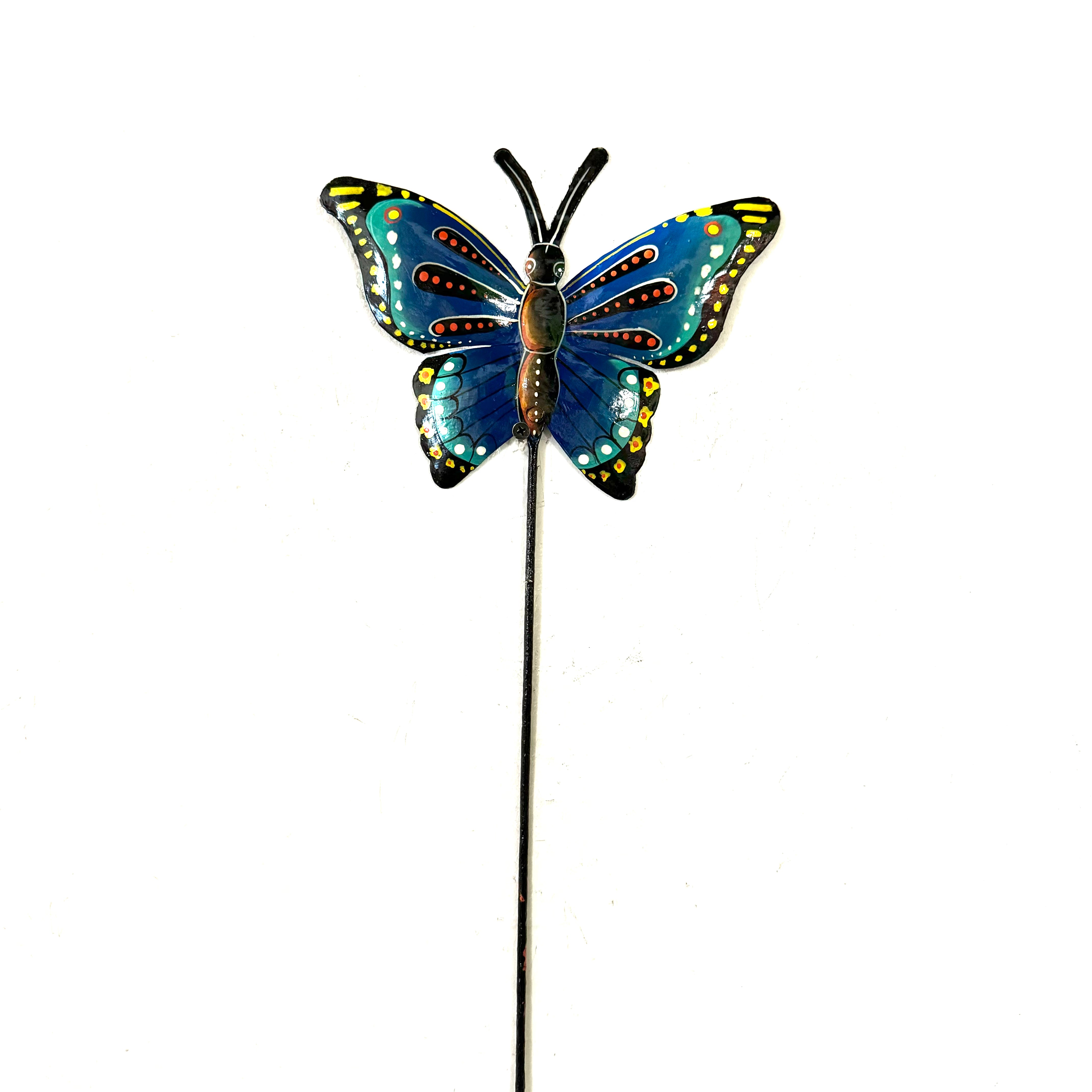 Royal Blue Butterfly Garden Stake