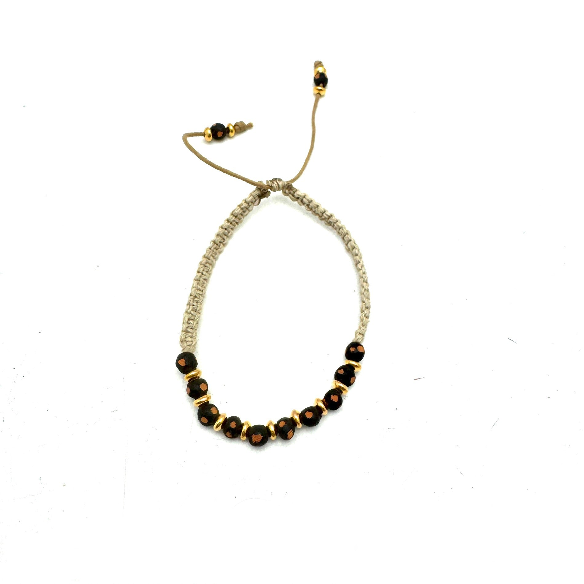 Jameson Macrame Bracelet- Black