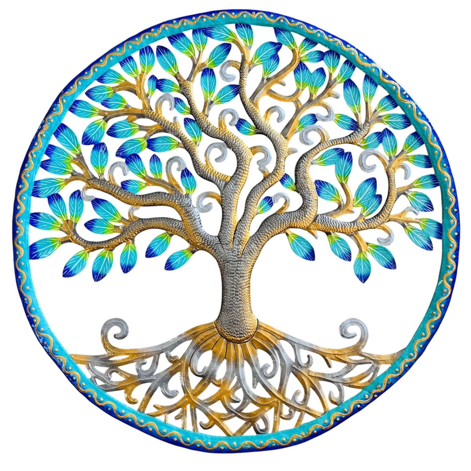 Jumbo Gold and Silver Roots Tree of Life