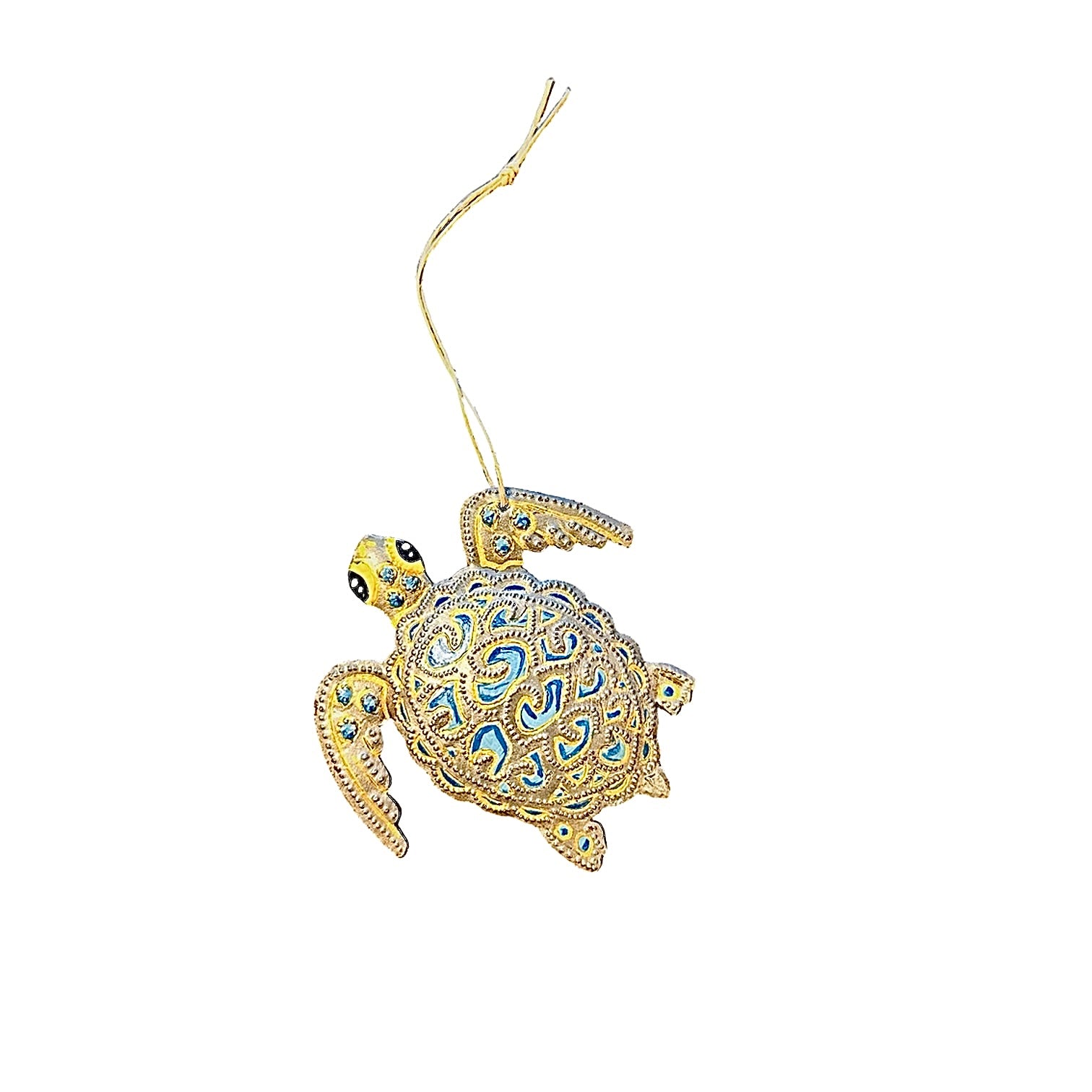 Blue Turtle Ornament