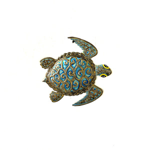 Medium Orilien Turtle- Blue