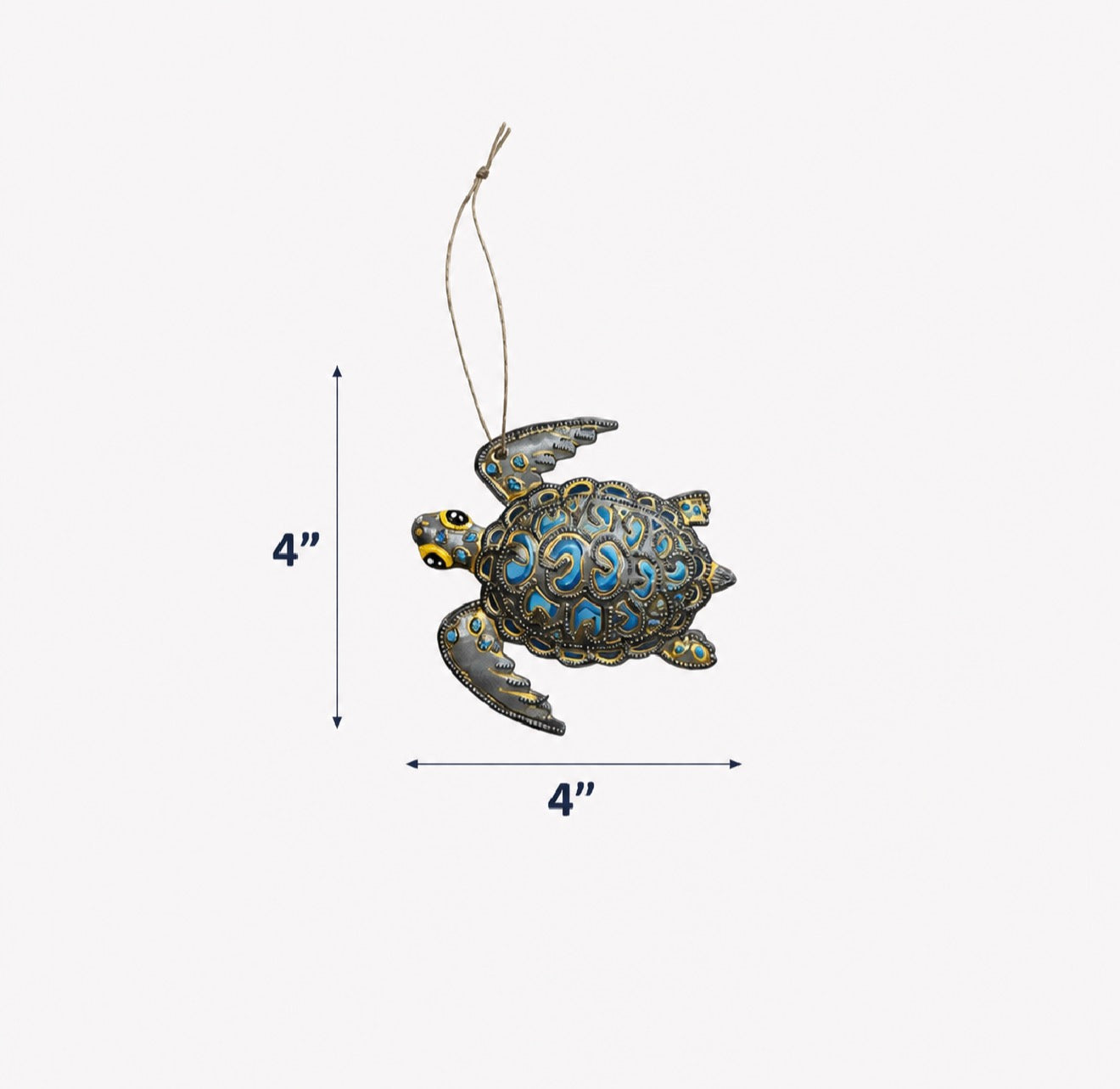 Orilien Blue Turtle Ornament