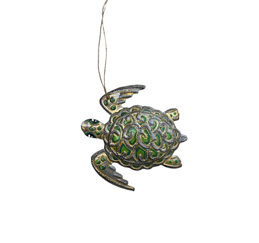 Orilien Green Turtle Ornament