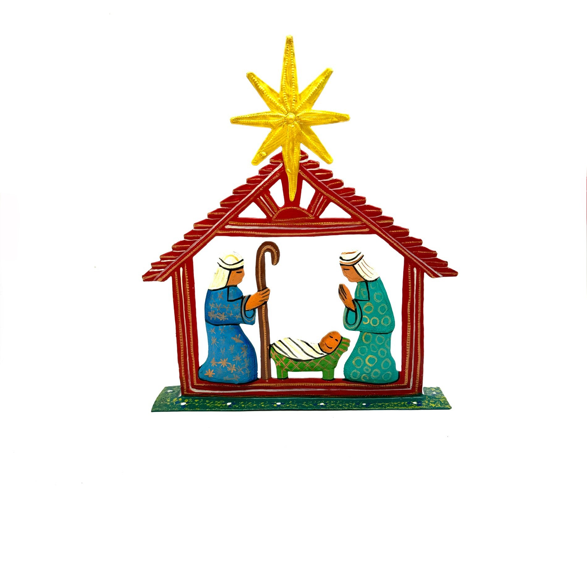 Small Red Nativity