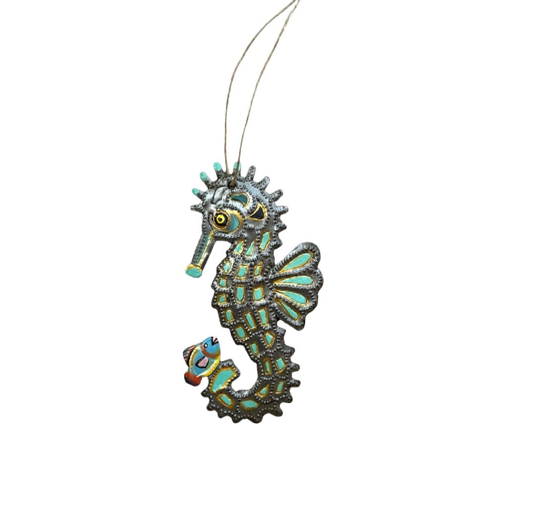 Orilien Turquoise Seahorse Ornament