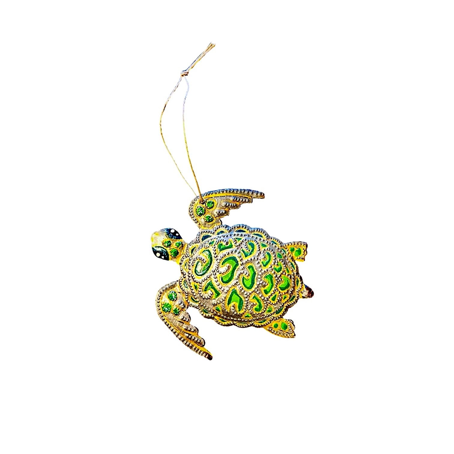 Green Turtle Ornament