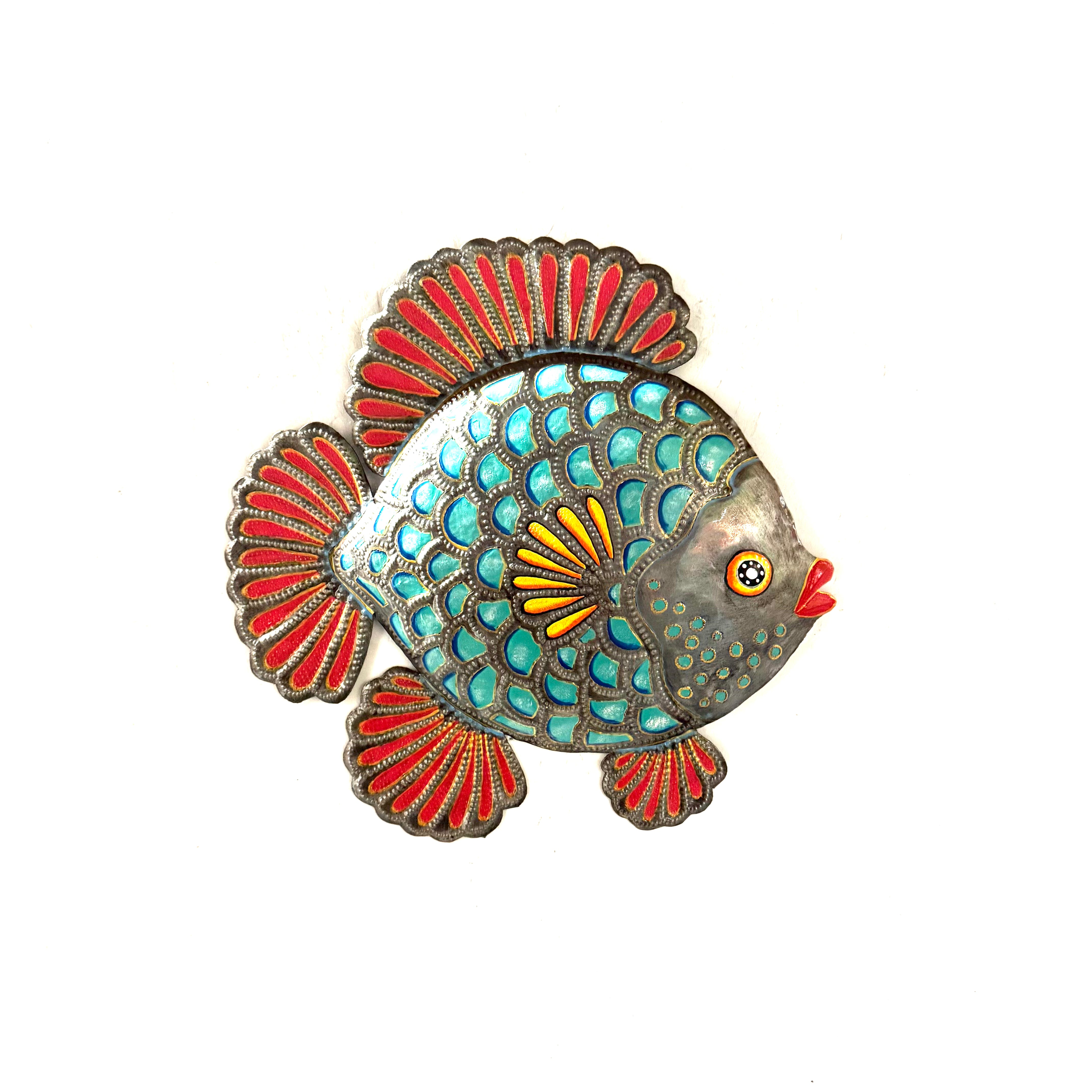 Medium Orilien Fish- Pink & Blue