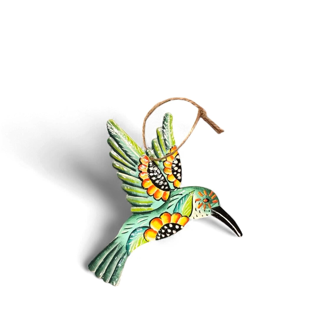 Floral Hummingbird Ornament