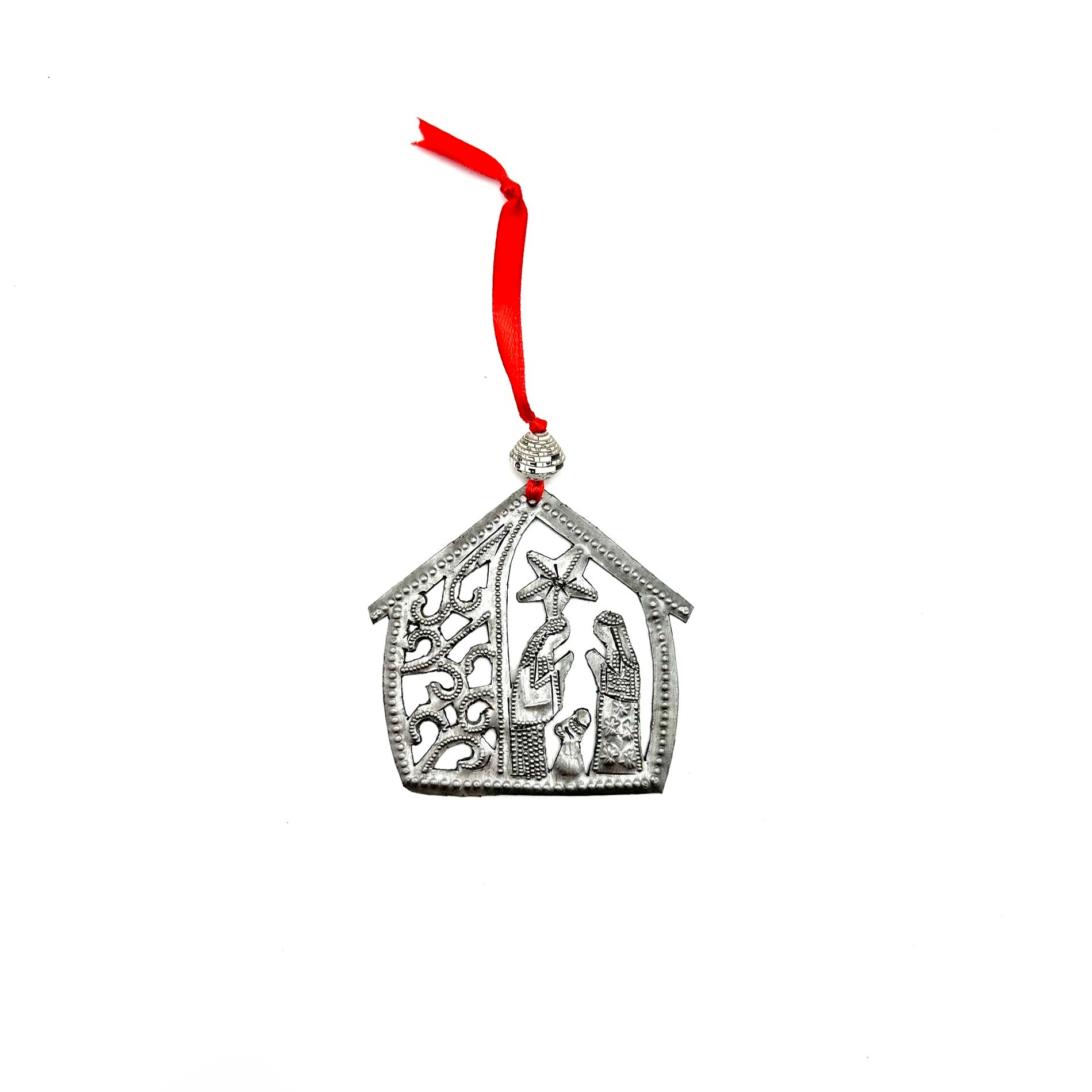 Little House Nativity Ornament