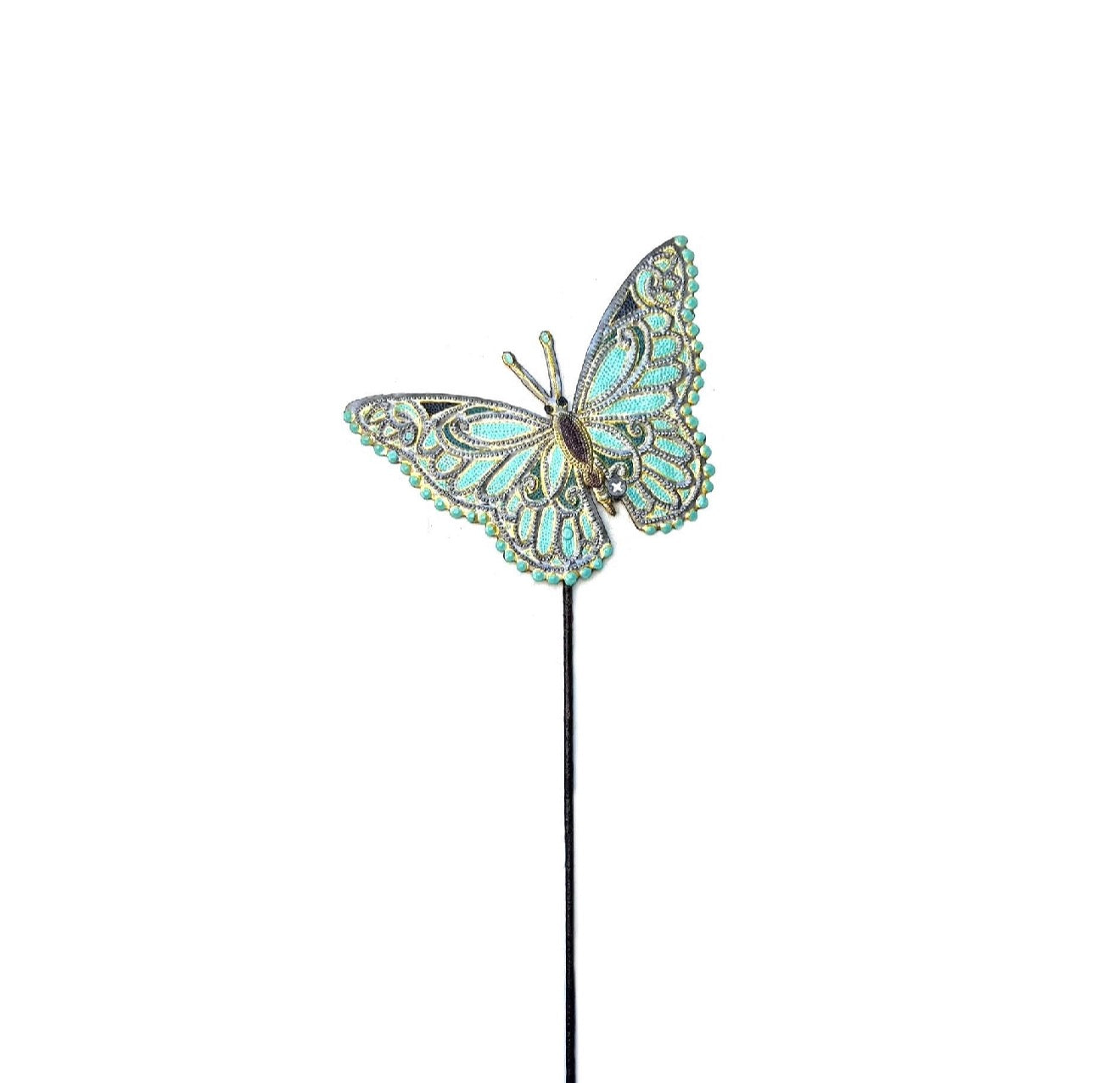 Orilien Turquoise Butterfly Garden Stake