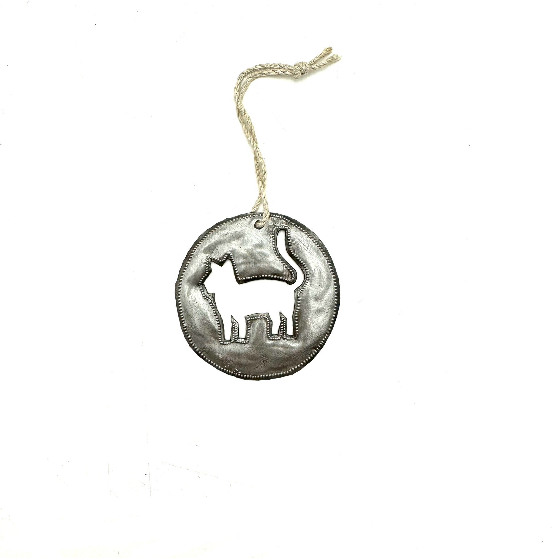 Round Kitty Ornament