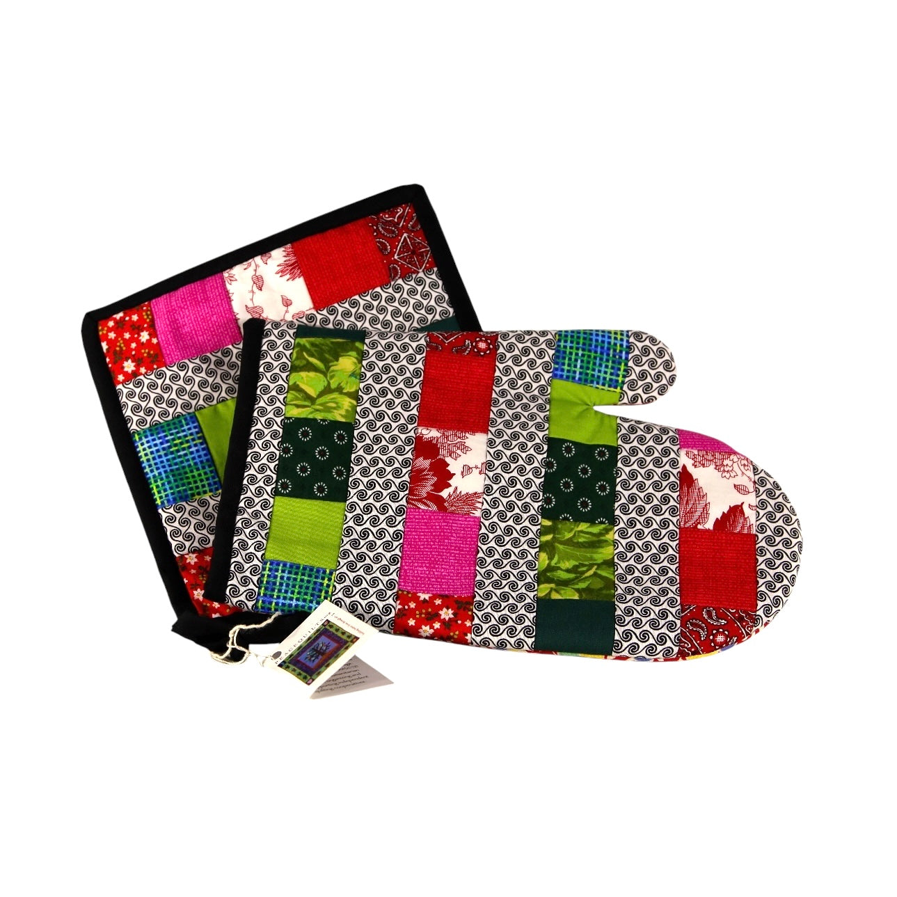 Multi-Colored Oven Mitt Set