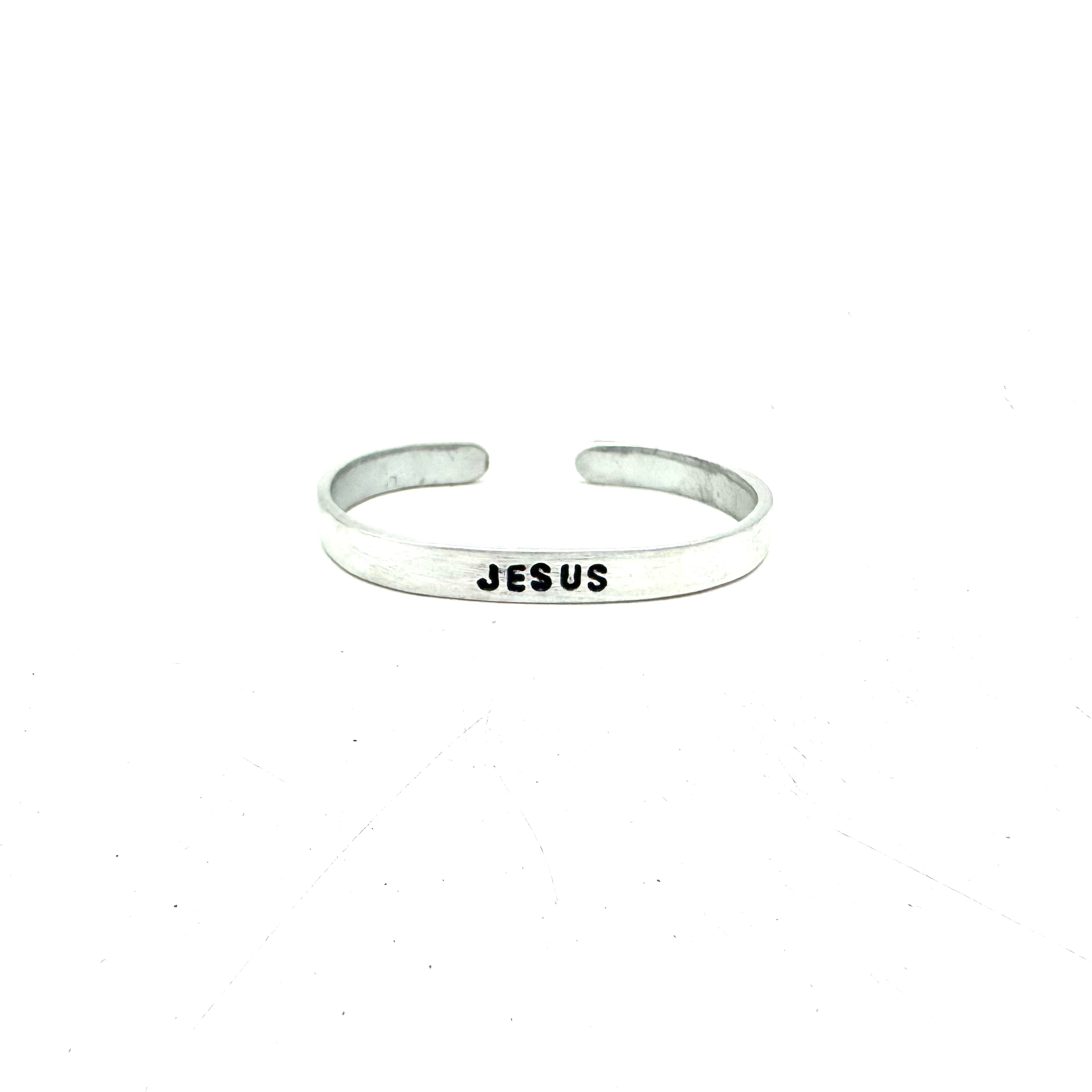 Inspirational Aluminum Cuff- Jesus