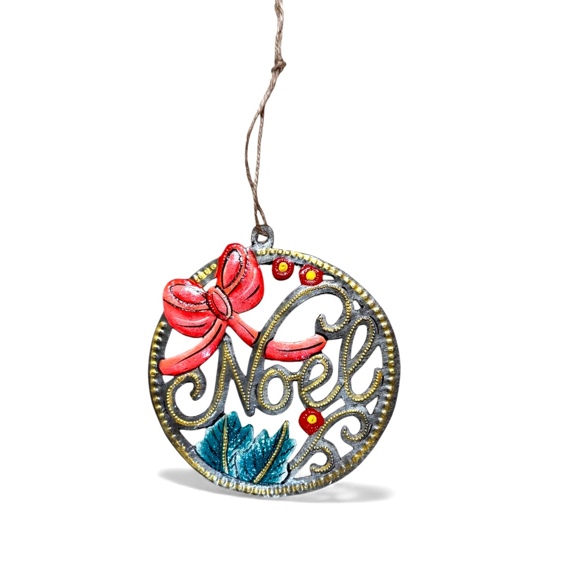 Ornament- Noel with Bows