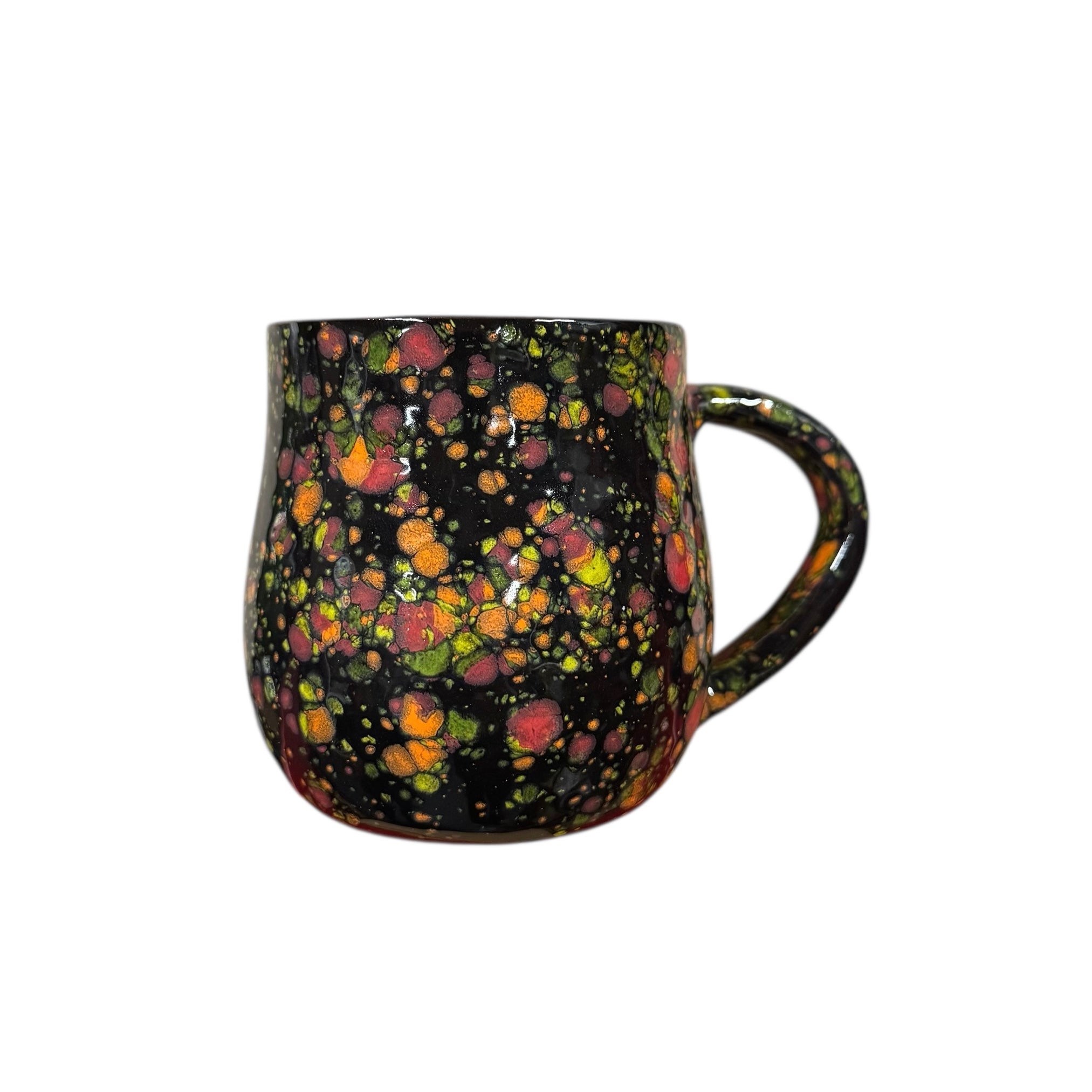 Medium Mug- Black Confetti