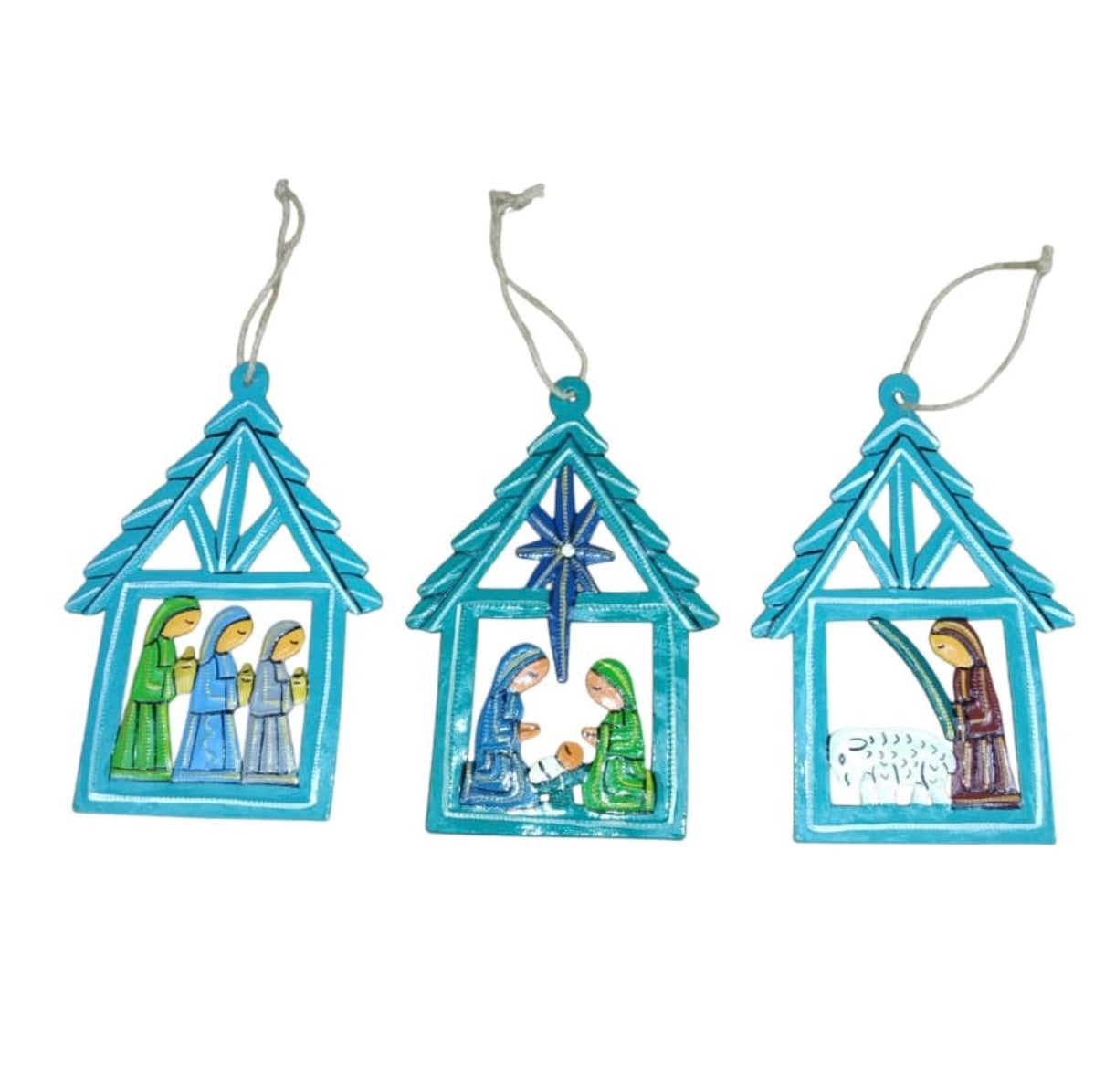 Grezil- Nativity Ornament Set